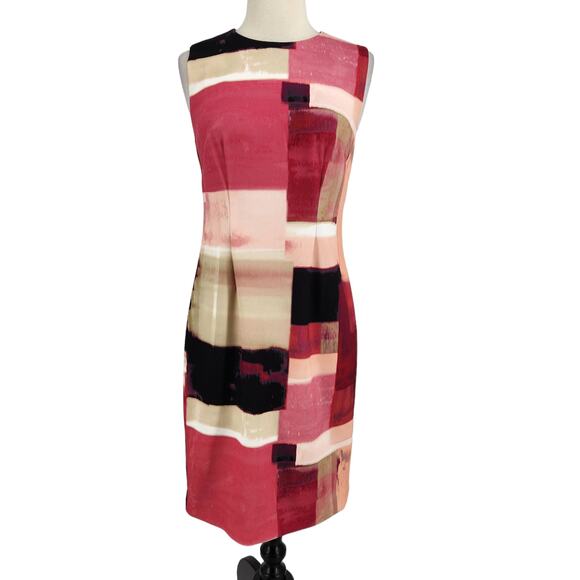 Dkny Dresses & Skirts - DKNY Art To Wear Color Block Sheath Dress Size 2